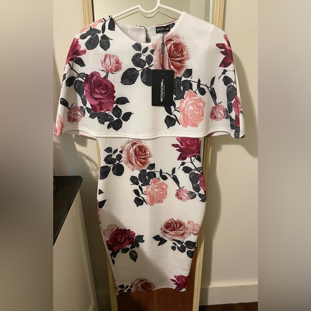 Brand New Floral Bodycon Dress Size 2 - 6